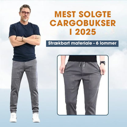 MultiPants™ - Slidstærke cargobukser med høj stræk og flere lommer