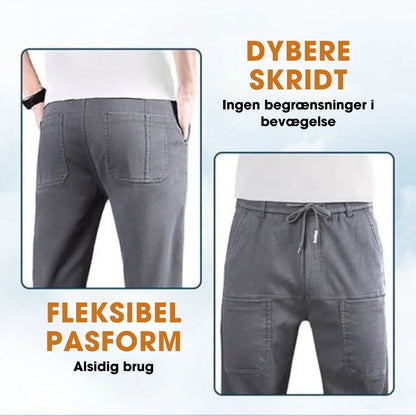 MultiPants™ - Slidstærke cargobukser med høj stræk og flere lommer