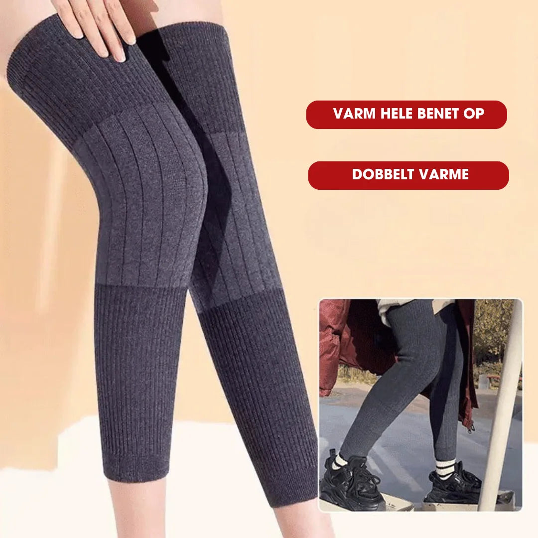 ThermaKnee™ – Varme, elastiske lange knæbeskyttere